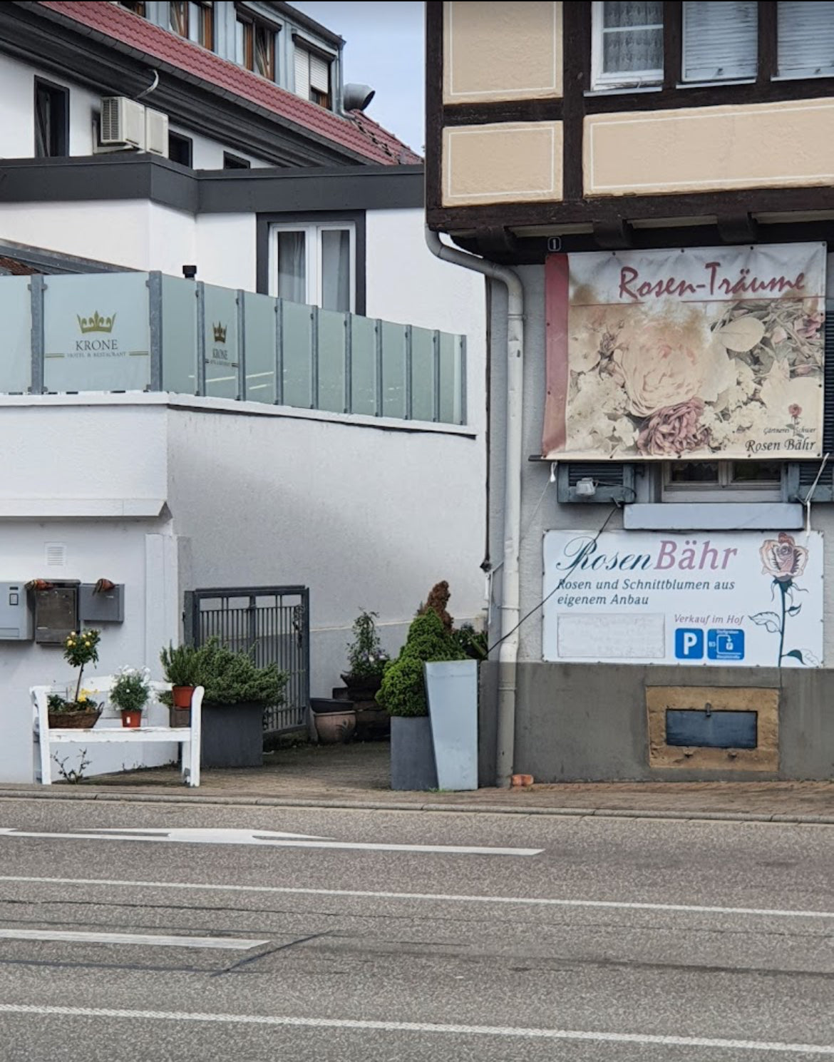 Rosen Bähr Blumenladen Frontansicht